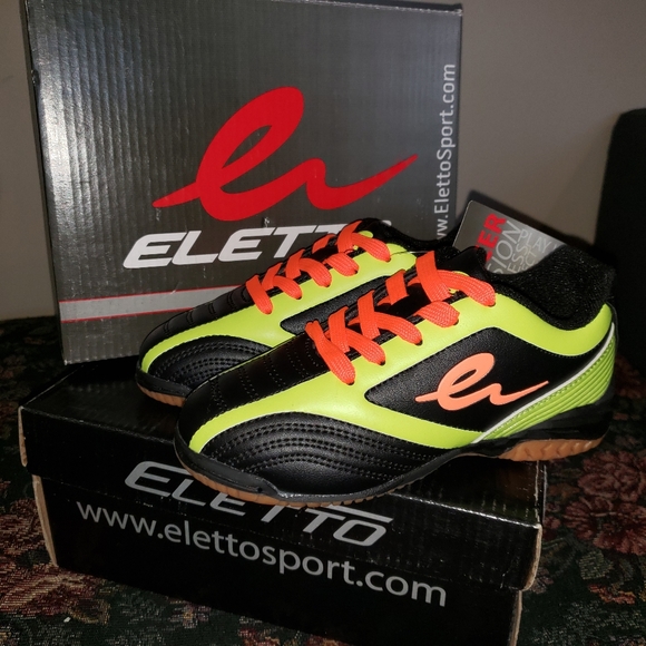 NWT Eletto Kids Mondo II ID Jr Indoor Soccer Shoes - Picture 1 of 7